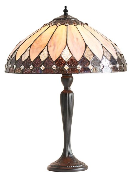 Endon 63982 - Stolní lampa Tiffany BROOKLYN 1xE27/60W/230V pr. 40 cm