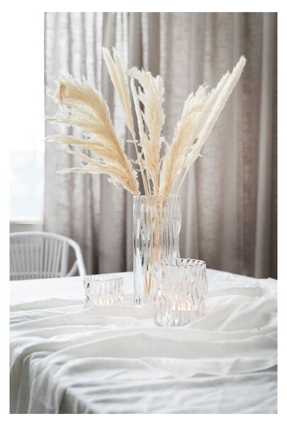Skleněná váza Livi Wave Clear 30 cm Wikholm Form