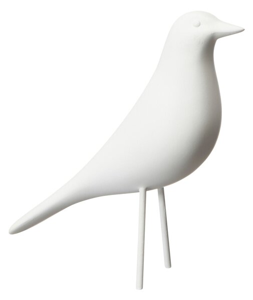 Dekorativní ptáček Bird White 16 cm Wikholm Form