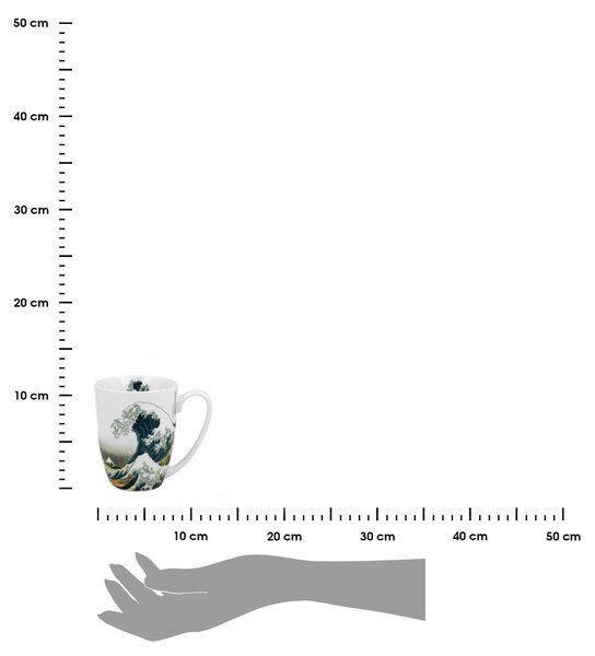 Porcelánový hrnek Hokusai The Great Wave 350 ml
