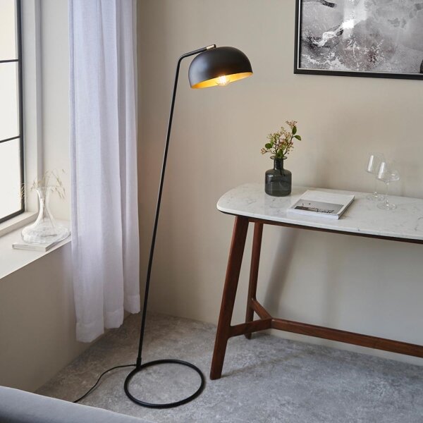 Endon 106337 - Stojací lampa BRAIR 1xE27/10W/230V černá