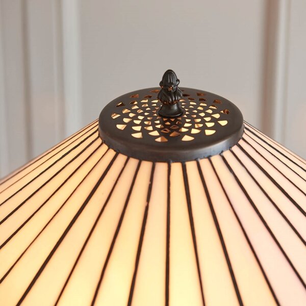 Endon 70936 - Stojací lampa Tiffany FARGO 2xE27/60W/230V pr. 50 cm
