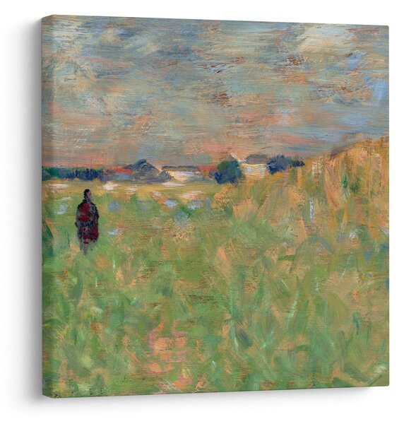 Obraz - Georges Seurat, A Summer Landscape, reprodukce (30x30 cm)