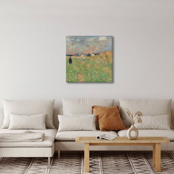 Obraz - Georges Seurat, A Summer Landscape, reprodukce (30x30 cm)