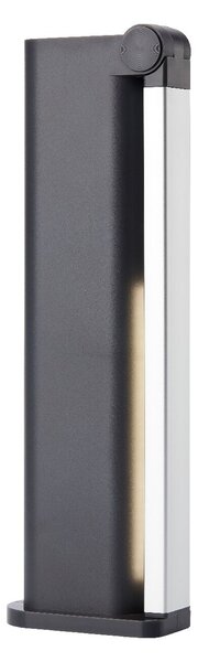Amber přenosná stolní LED lampa 1x5W 120lm 4000K IP20 USB, krokové stmívání, černá