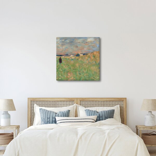 Obraz - Georges Seurat, A Summer Landscape, reprodukce (30x30 cm)