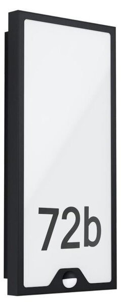Eglo 780421 - LED Domovní číslo se senzorem CASAZZA LED/16W/230V IP44