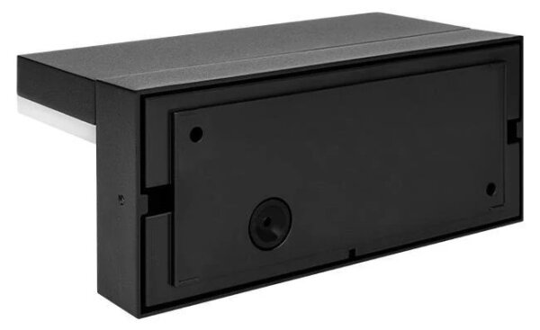 LED Venkovní nástěnné svítidlo se senzorem LED/9W/230V 4000K IP44 černá