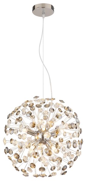 KŘIŠŤÁLOVÉ ZÁVĚSNÉ SVÍTIDLO, 40/150 cm Globo - Online Only svítidla, Online Only