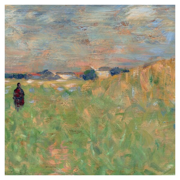 Obraz - Georges Seurat, A Summer Landscape, reprodukce (30x30 cm)