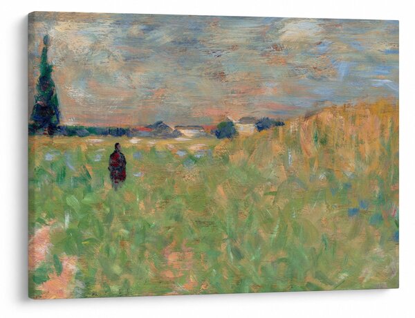 Obraz - Georges Seurat, A Summer Landscape, reprodukce (70x50 cm)
