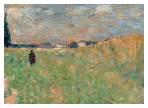 Obraz - Georges Seurat, A Summer Landscape, reprodukce (70x50 cm)
