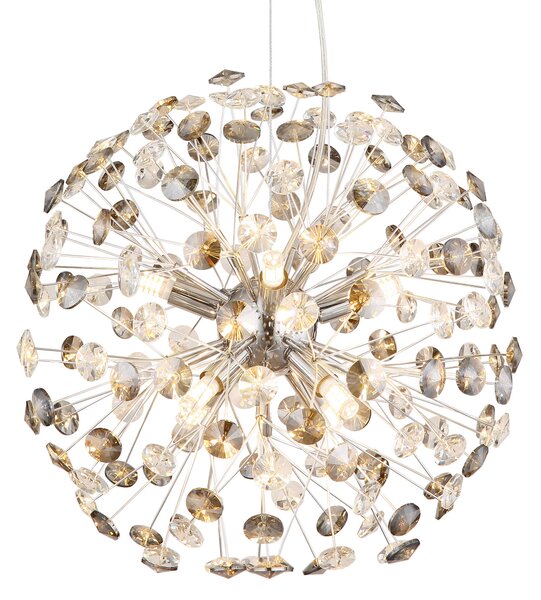 KŘIŠŤÁLOVÉ ZÁVĚSNÉ SVÍTIDLO, 40/150 cm Globo - Online Only svítidla, Online Only