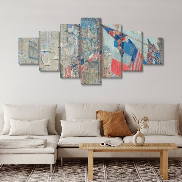 Obraz - Childe Hassam, Allies day, reprodukce (210x100 cm)