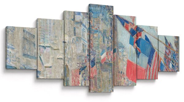 Obraz - Childe Hassam, Allies day, reprodukce (210x100 cm)