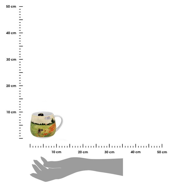 Porcelánový hrnek Monet Poppy Field 430 ml