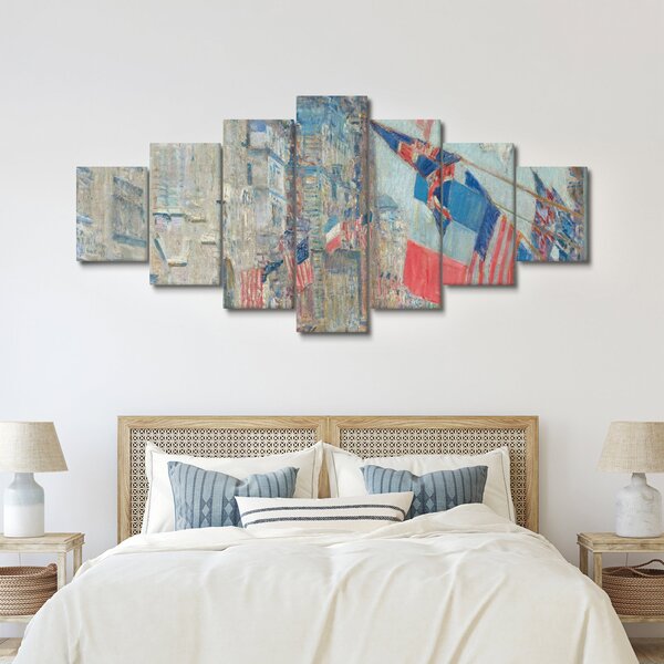 Obraz - Childe Hassam, Allies day, reprodukce (210x100 cm)