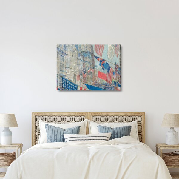 Obraz - Childe Hassam, Allies day, reprodukce (70x50 cm)