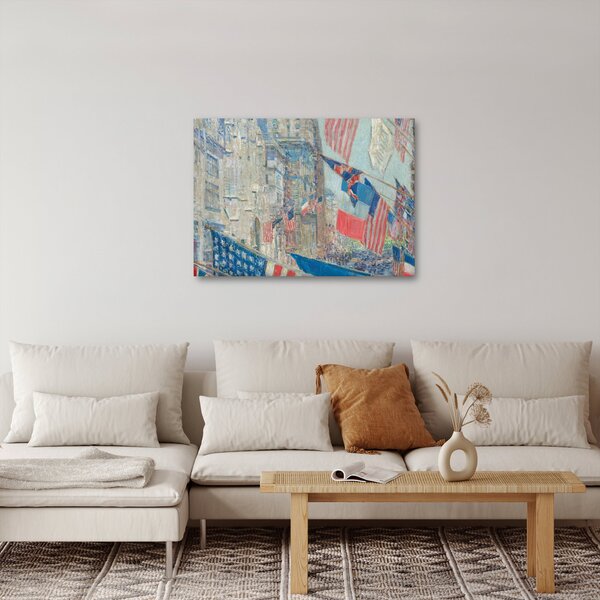 Obraz - Childe Hassam, Allies day, reprodukce (70x50 cm)