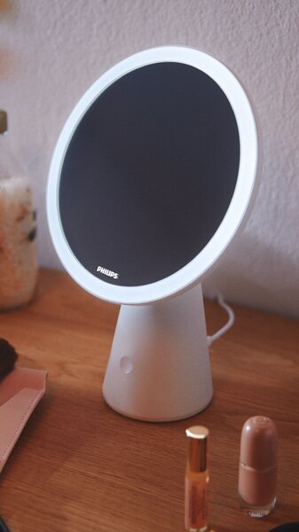 Mirror stolní svítidlo se zrcadlem 1x4,5W 80lm 3000/4000/5000K USB, bílé