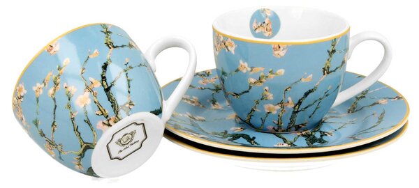 Porcelánový šálek s podšálkem Van Gogh Almond Blossom 90 ml sada 2ks