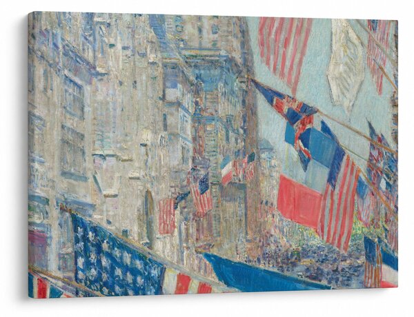 Obraz - Childe Hassam, Allies day, reprodukce (70x50 cm)