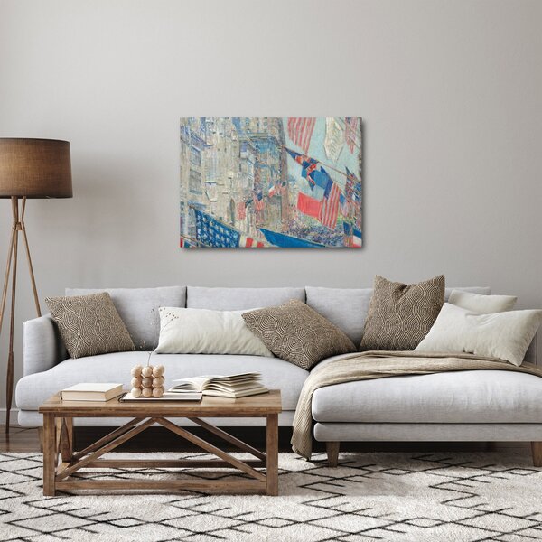 Obraz - Childe Hassam, Allies day, reprodukce (70x50 cm)
