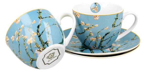 Porcelánový šálek s podšálkem Van Gogh Almond Blossom 250 ml sada 2ks