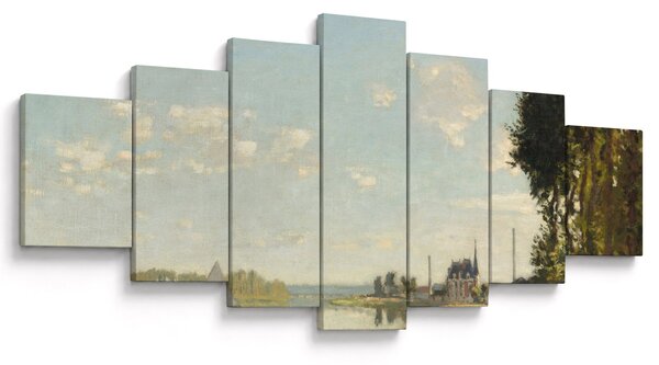Obraz - Claude Monet, Argenteuil, reprodukce (210x100 cm)
