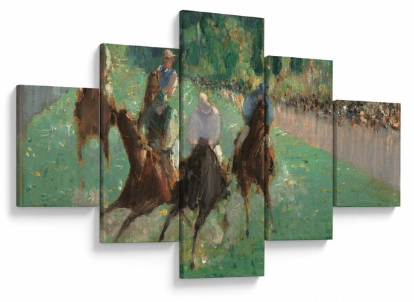 Obraz - Edouard Manet, At the Races, reprodukce (125x70 cm)