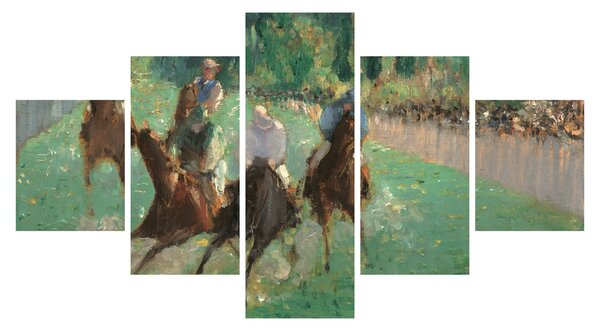 Obraz - Edouard Manet, At the Races, reprodukce (125x70 cm)