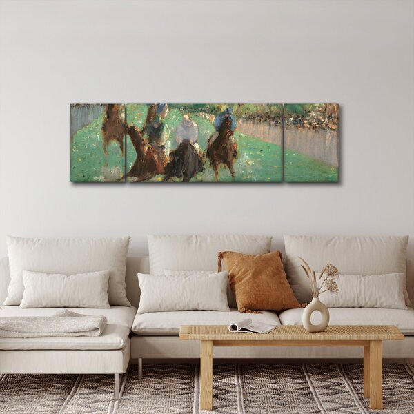 Obraz - Edouard Manet, At the Races, reprodukce (170x50 cm)