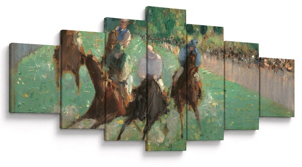 Obraz - Edouard Manet, At the Races, reprodukce (210x100 cm)