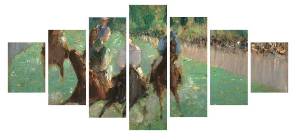 Obraz - Edouard Manet, At the Races, reprodukce (210x100 cm)