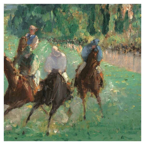Obraz - Edouard Manet, At the Races, reprodukce (30x30 cm)