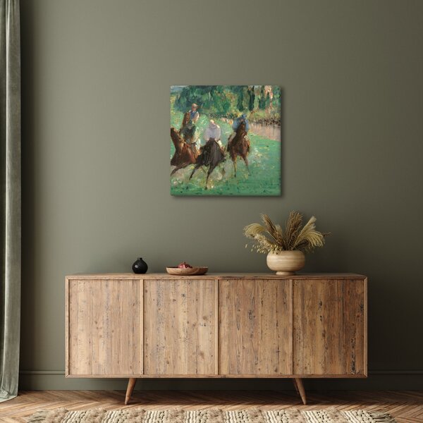 Obraz - Edouard Manet, At the Races, reprodukce (30x30 cm)