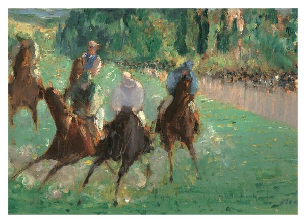 Obraz - Edouard Manet, At the Races, reprodukce (70x50 cm)