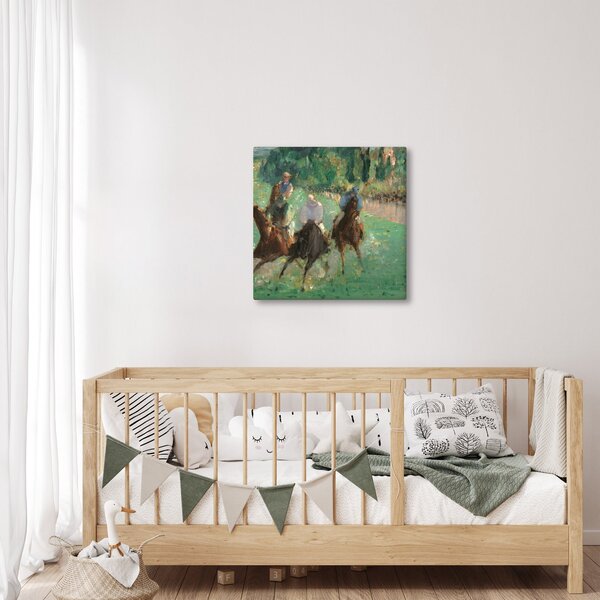 Obraz - Edouard Manet, At the Races, reprodukce (30x30 cm)