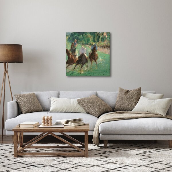 Obraz - Edouard Manet, At the Races, reprodukce (30x30 cm)
