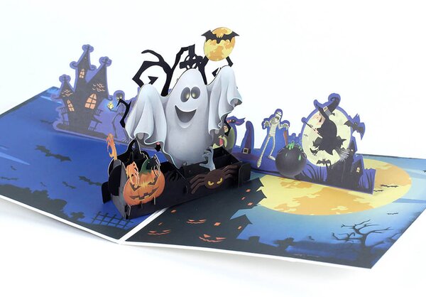 3D přání Halloween párty