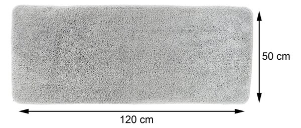 Předložka do koupelny Marlet, 50x120 cm, šedá