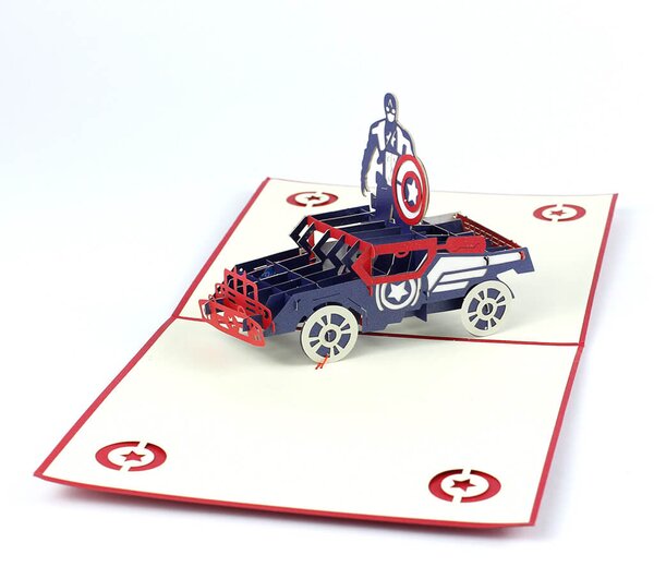 3D přání Kapitán Amerika