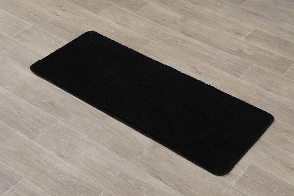 Předložka do koupelny Marlet, 50x120 cm, černá