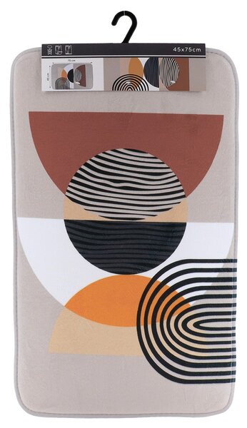 Předložka do koupelny Trendy, 45x75 cm, vícebarevná