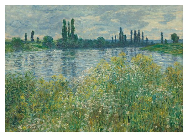 Obraz - Claude Monet, Banks of the Seine, reprodukce (70x50 cm)