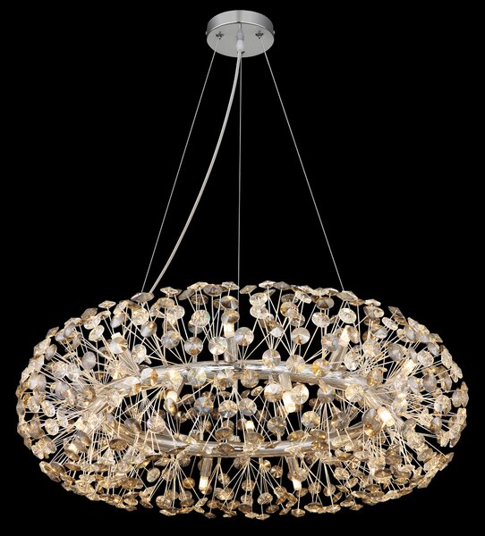 KŘIŠŤÁLOVÉ ZÁVĚSNÉ SVÍTIDLO, 80/150 cm Globo - Online Only svítidla, Online Only