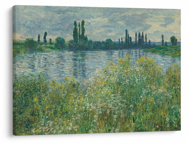 Obraz - Claude Monet, Banks of the Seine, reprodukce (70x50 cm)