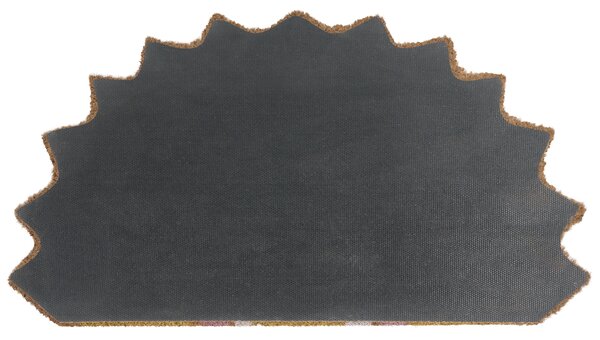 Rohožka AROLIK Žlutá 45 x 75 cm Květina Kokosové vlákno