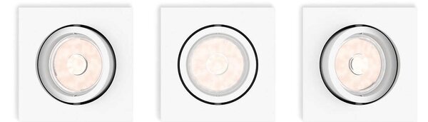 50193/31/PN Enneper podhledové svítidlo GU10 3x5,5W bez zdroje hranaté 9cm IP20, bílé
