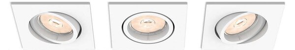 50193/31/PN Enneper podhledové svítidlo GU10 3x5,5W bez zdroje hranaté 9cm IP20, bílé